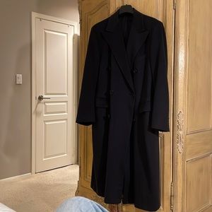 Saks cashmere over coat. Vintage. Long.